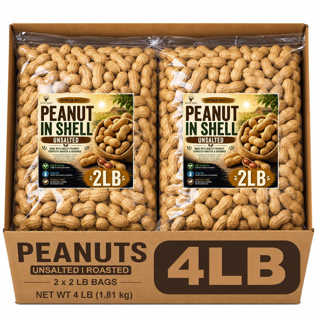 4 LB Unsalted Roasted Peanuts In Shell E8450