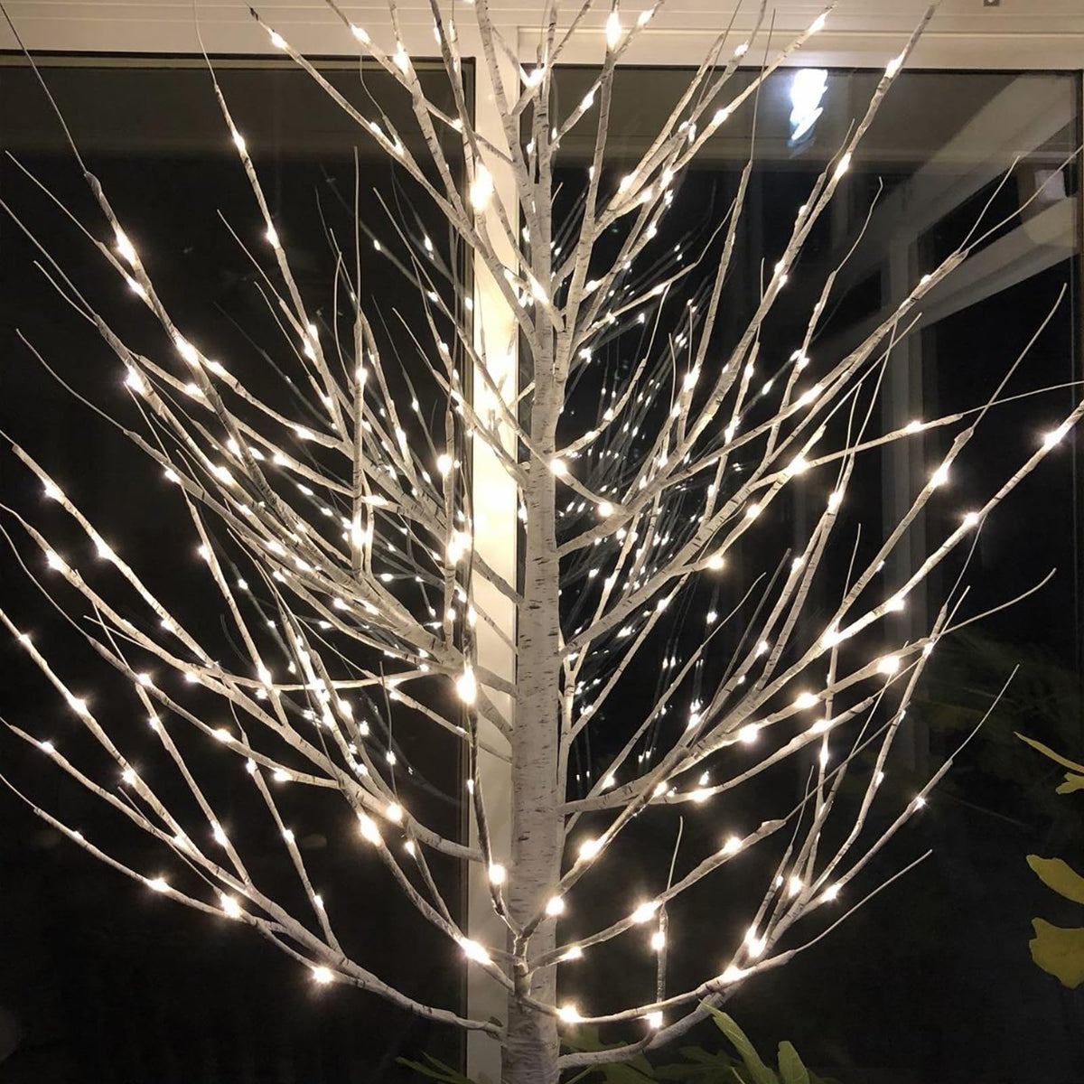 48 LED Lighted Birch Tree 4 Feet H73037