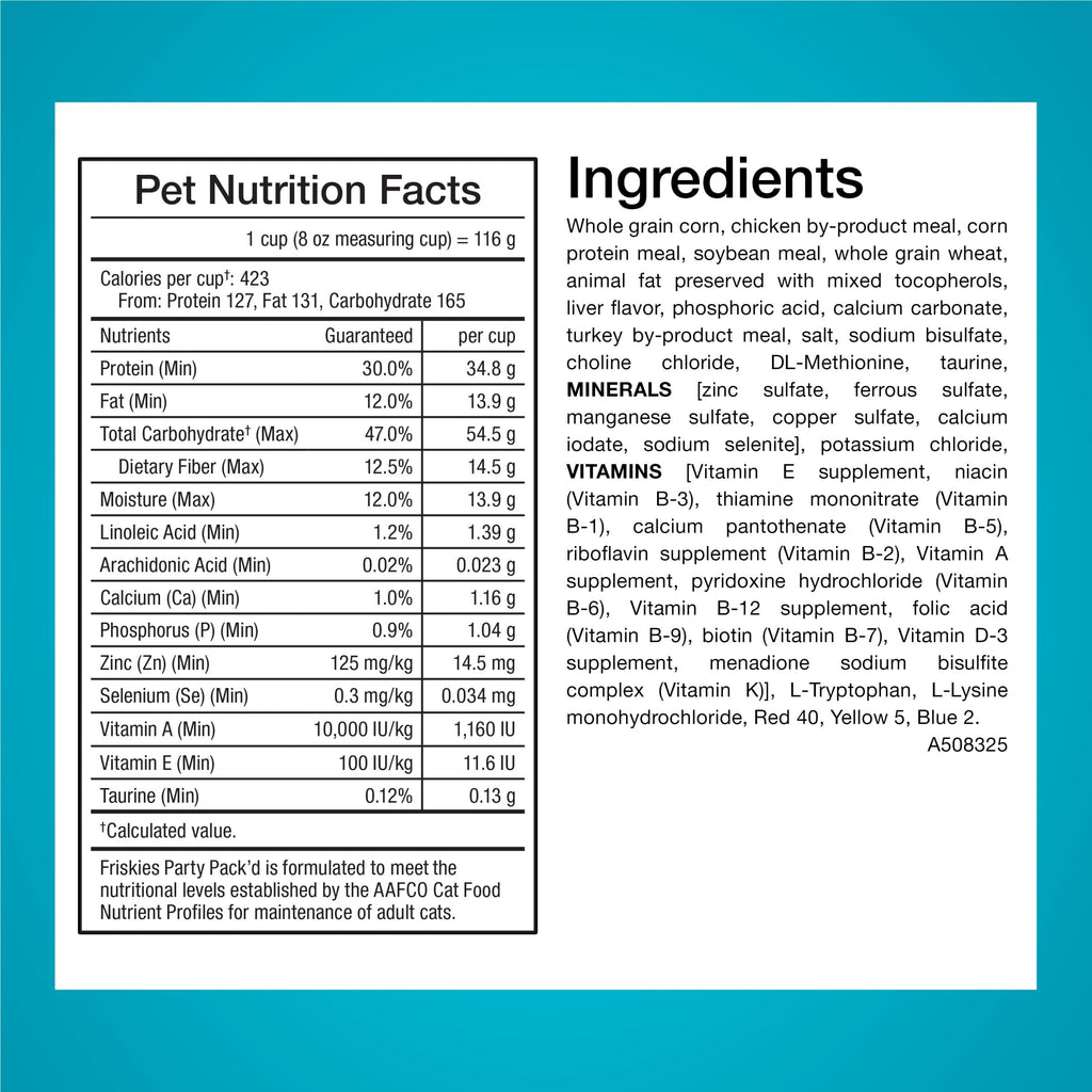 Crunchy Dry Cat Food 3 lb Bag T7586
