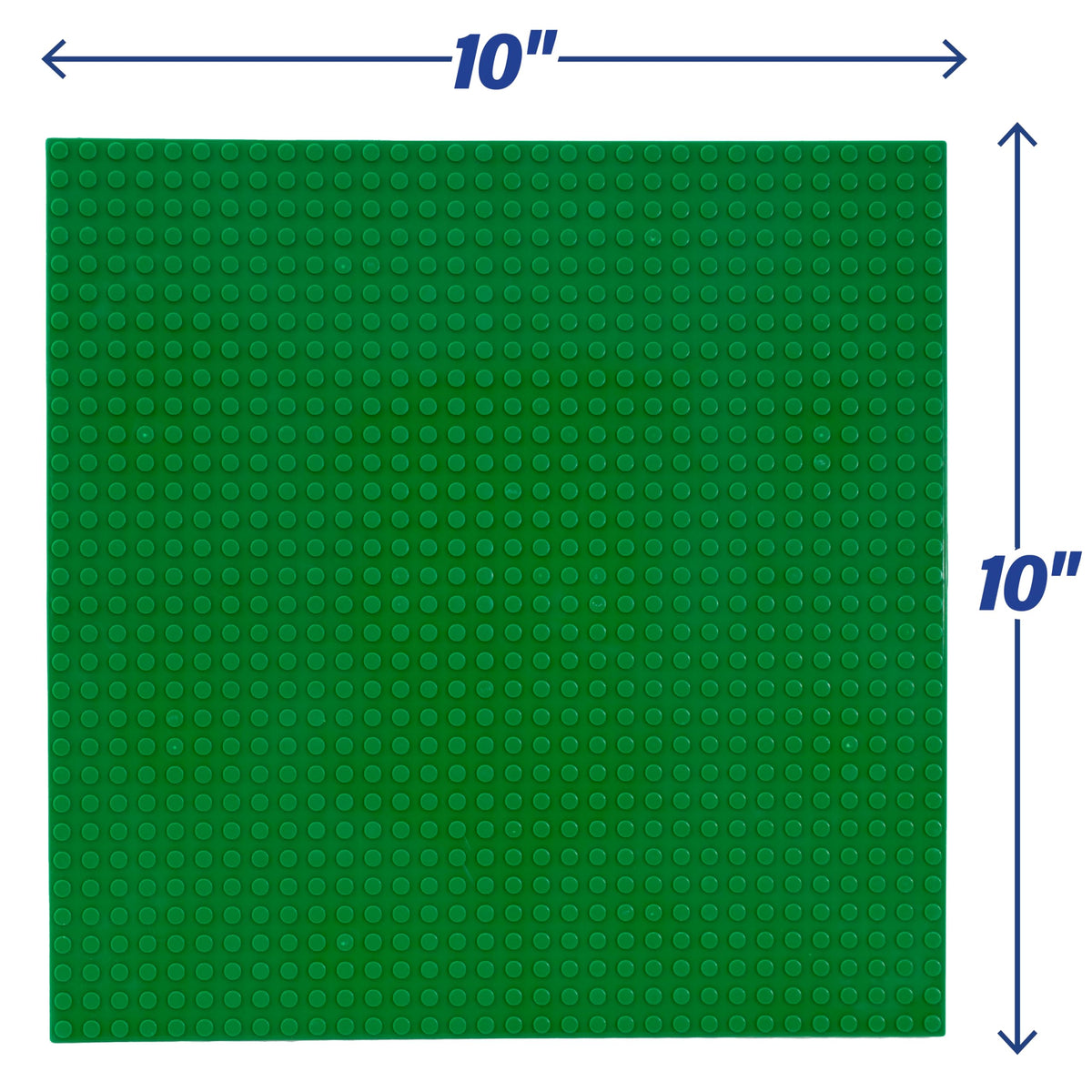 Green Blue White 10x10" Building Bricks Baseplates 4 Pack I7035