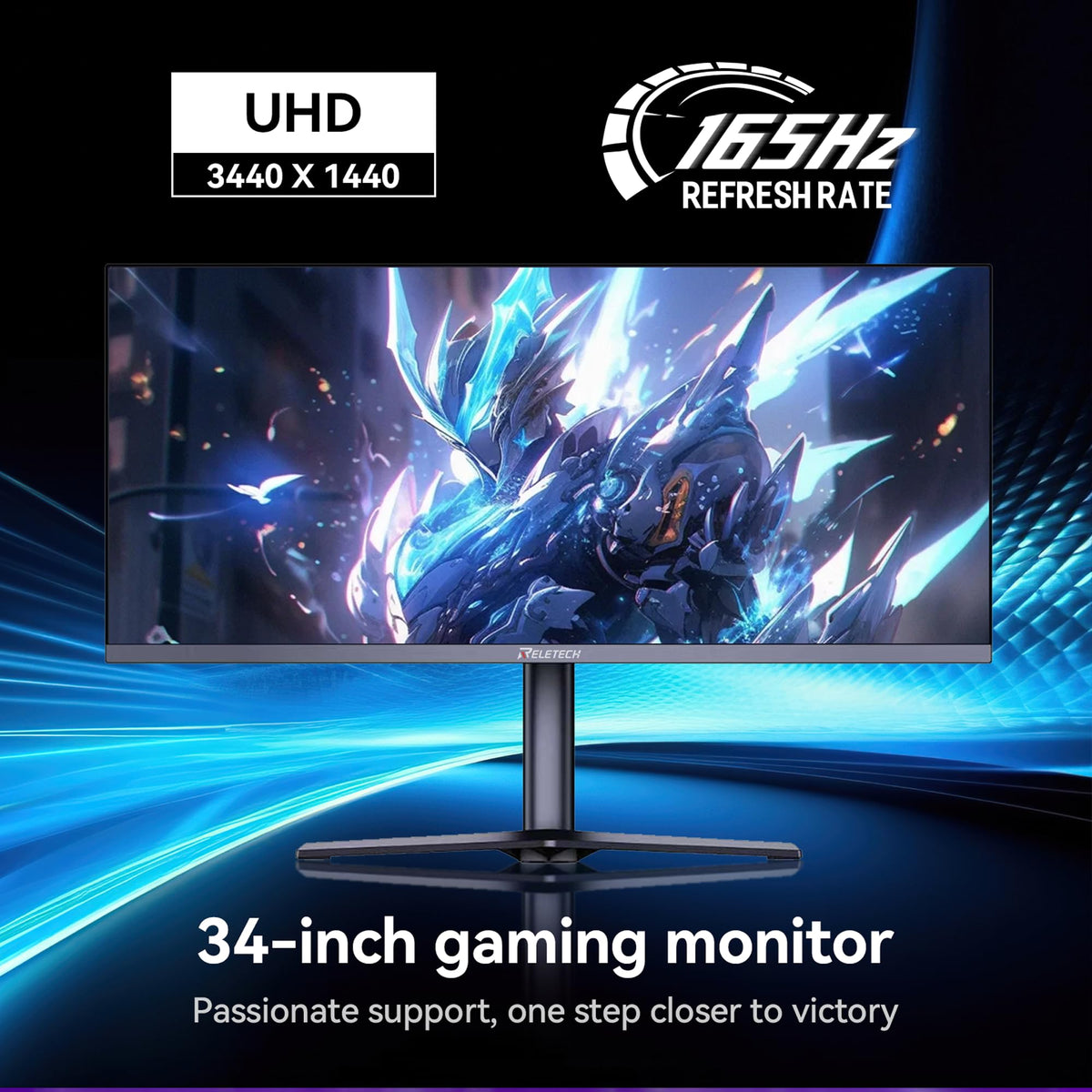 34 Inch Curved Ultrawide Gaming Monitor 21:9 WQHD 165Hz V428417