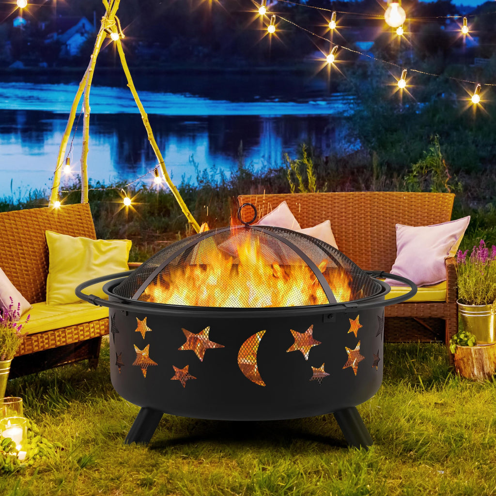 30in Wood Burning Fire Pit F2706