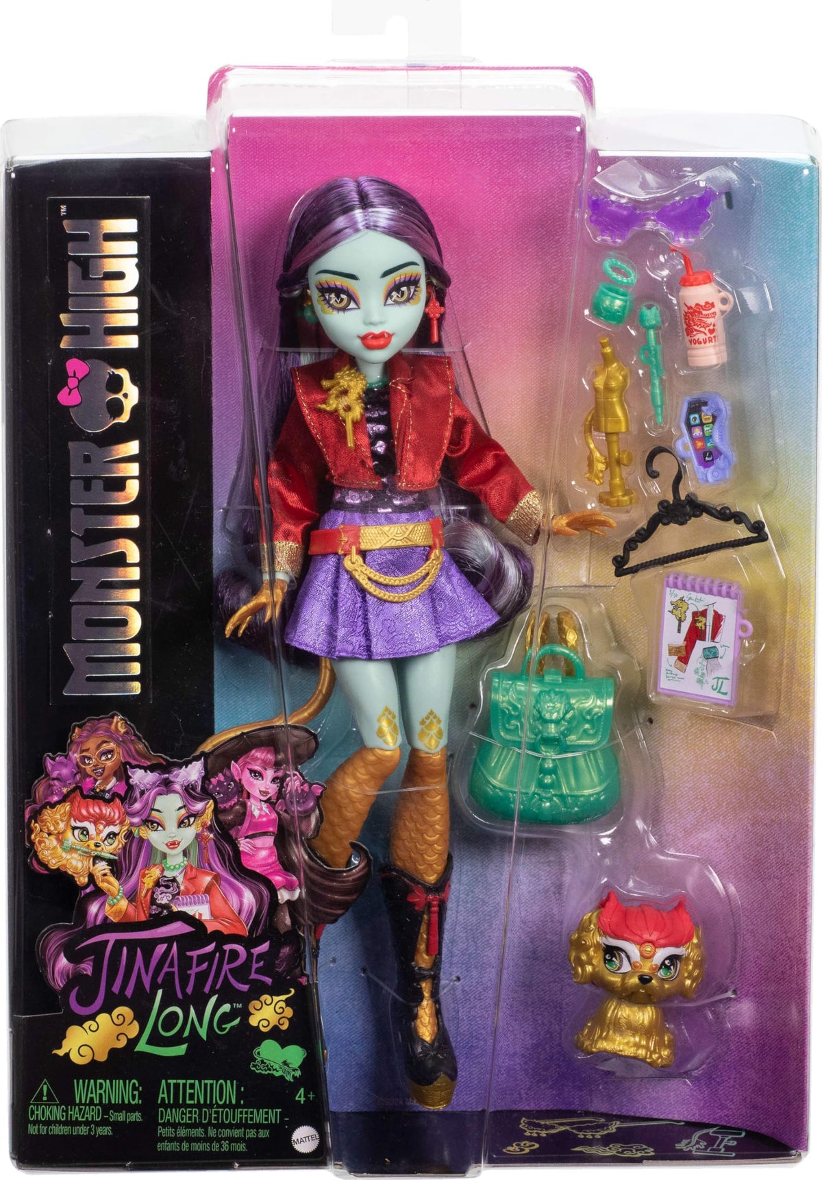 Jinafire Long Doll with Pet Dog E572