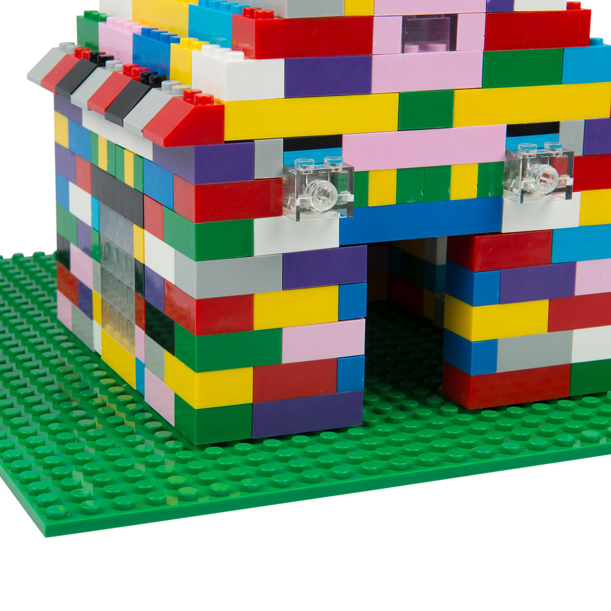 Green Blue White 10x10" Building Bricks Baseplates 4 Pack I7035