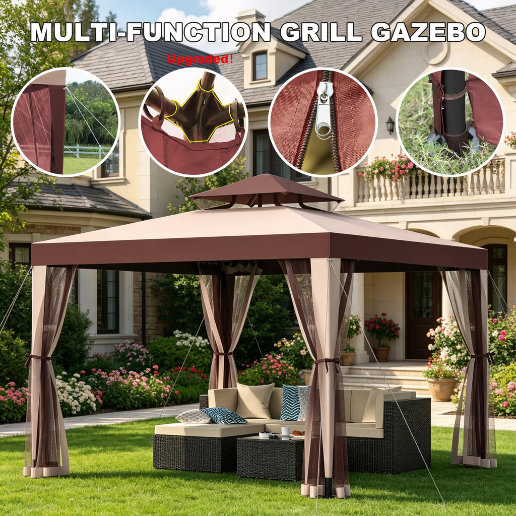 10×10 Outdoor Gazebo Canopy Tent Z60292