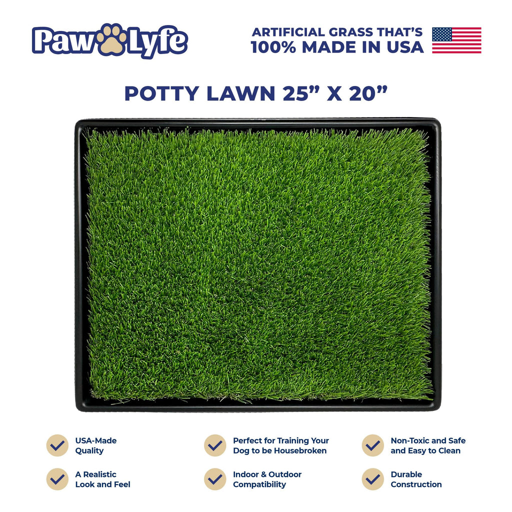 Artificial Grass Dog Potty with Tray A57382
